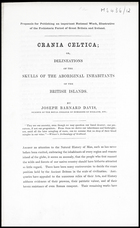 Crania Celtica: or, Delineations of the Skulls of the Aboriginal Inhabitants of the British Islands