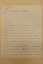 America's Spiritual Resources for International Cooperation, Draft with Handwritten Notes