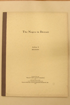 The Negro in Detroit, Section 10: Religion