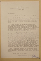 Letter from Reinhold Niebuhr to William Scarlett, July 1