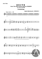 Suite From The Saint Prince Lazarus Passion (Violin Part)