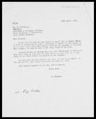 Letter from MG to Dr R. Pankhurst, 21 Apr. 1965