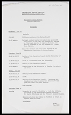 International African Institute. Executive Council meeting, Uppsala, June 1969. Programme