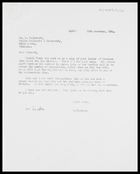 Letter from MG to Dr R. Pankhurst, 11 Dec. 1964