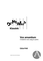 Vox Amantium (hoge versie), Op. 26