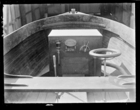 Controls of steam launch (belonging to London Missionary Society ?) built by Waugh & Josephson Engineers, Sydney, Australia (see also RAI No. 34276)