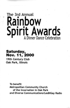The 3rd Annual Rainbow Spirit Awards