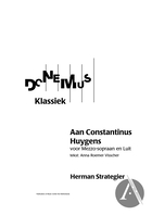 Aan Constantinus Huygens
