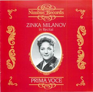 Zinka Milanov (1906-89): In Recital