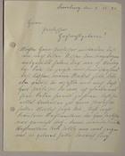 Magnus Hirschfeld Scrapbook: Letter, Duisburg, Germany, December 9, 1926