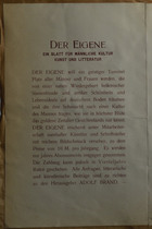 Magnus Hirschfeld Scrapbook: Buch U. Kunst Handlung