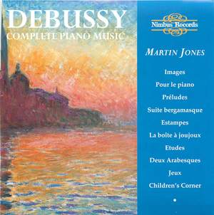 Martin Jones: Debussy - Complete Piano Music (CD 1)