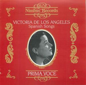 Prima Voce: Victoria De Los Angeles Spanish Songs