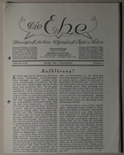 Die Ehe no. 4, January 1926