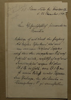 Letter, November 22, 1905