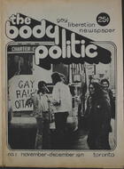 The Body Politic no. 1, November/December 1971
