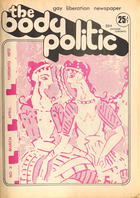 The Body Politic no. 3, March/April 1972