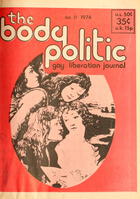 The Body Politic no. 11, 1974