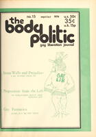 The Body Politic no. 15, September/October 1974