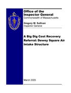 A Big Dig Cost Recovery Referral: Dewey Square Air Intake Structure