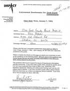 Endorsement Questionnaire For: Cook County Commissioner - Vera Paktor
