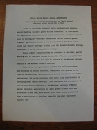 Public Health Service Special Announcement, July 27, 1959