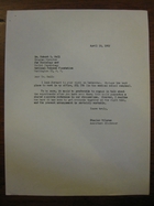 Stanley Milgram to Robert L. Hall, April 19, 1962