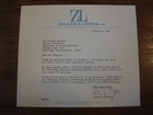 Alvin B. Zeller to Stanley Milgram, October 6, 1966