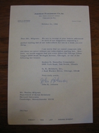 John H. Johnson to Stanley Milgram, October 21, 1966