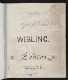 Diaries of Alfred Webling