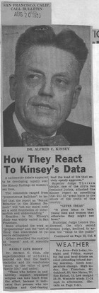 How They React to Kinsey's Data