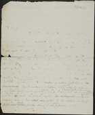 Letter from Anonymous Written in Shorthand, Undated