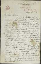 Letter from C. Douglas Singer to William Henry Archer, August 12, 1889