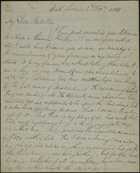 Letter from James Butchart to Isabella Butchart, November 2, 1851