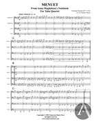 Menuet, BWV a114