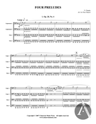 Four Preludes, Tuba Quartet (EETT)