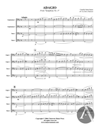 Adagio, from Symphony no. 3, Op. 78, C Minor