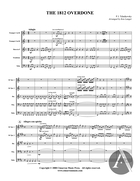 THE 1812 OVERDONE, Op. 49, E Flat Major