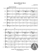 Bagatelle no. 1, Op. 47, Op. 47 / B. 79