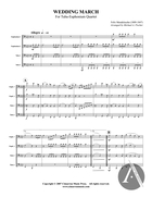 Wedding March, Tuba Quartet (EETT)