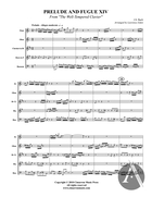 Prelude and Fugue XIV, Woodwind Quintet, BWV 870-893