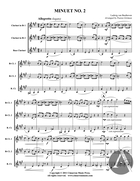 Minuet no. 2, Clarinet Trio