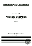 Andante Cantabile, Op. 11; TH 111, D Major