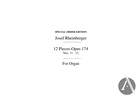 12 Pieces-Opus 174 Nos. 11 - 12, Op. 174