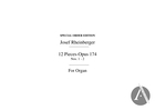 12 Pieces - Opus 174, Nos. 1 - 2, Op. 174