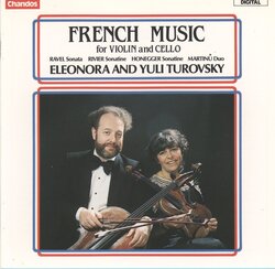 French Music for Violin and Cello Album Art