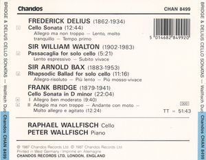 Bridge and Delius: Cello Sonatas