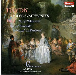 Haydn: Symphonies Nos. 43, 44 and 49, Volume 2