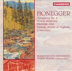 Honegger: Symphony No. 4/Pastorale d'ete/etc.