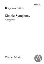 Simple Symphony (Violin II), Op. 4